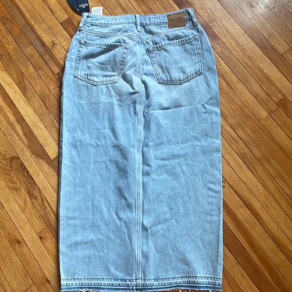 NWT Light Wash Denim Maxi Skirt - Picture 4 of 4